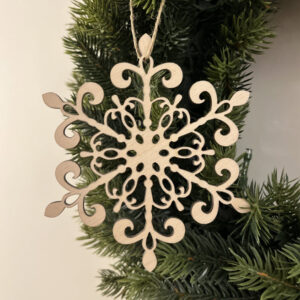 Drewniana ozdoba - PŁATEK 3