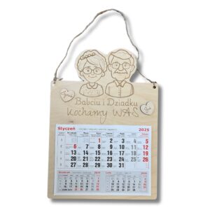 Kalendarz Babci i Dziadka z możliwością personalizacji